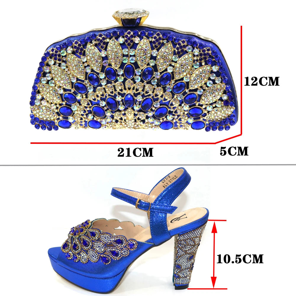 African Shoes And Bag Matching Set