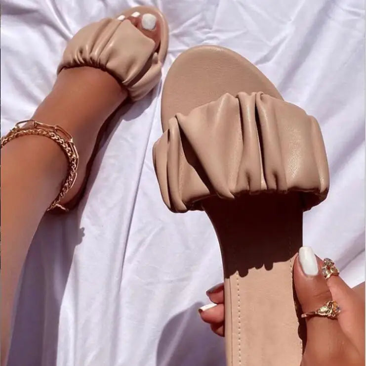 Luxury 2025 new women casual non-slip women flat ms slippers