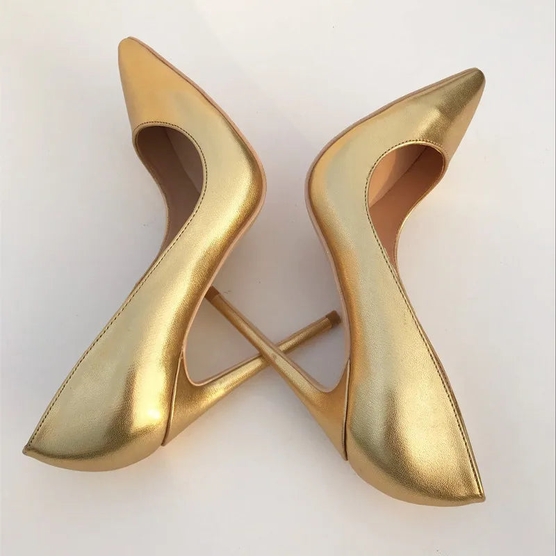 Gold Woman's Shoes