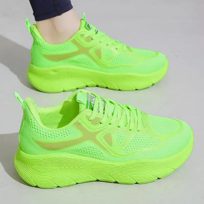 Spring Autumn Mesh Sneakers Soft-soled Ultra-light Running Shoes