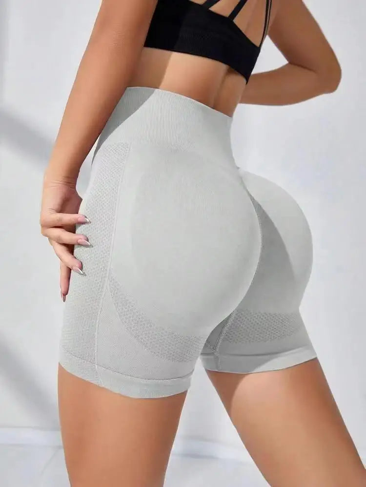 High Waist Butt Liftting Gym Trainning Yoga Fitness Three Point Shorts