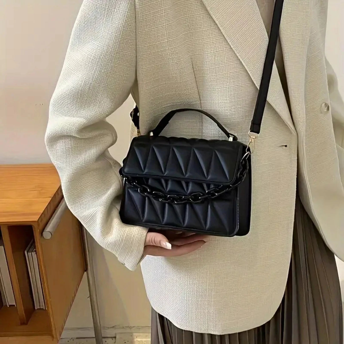 Diamond chain handbag women's fashion