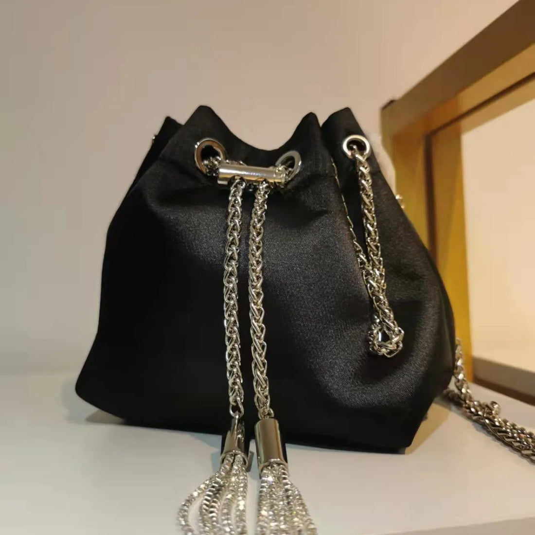Shoulder Tassels Chains Handbags For Women Crossbady Bag