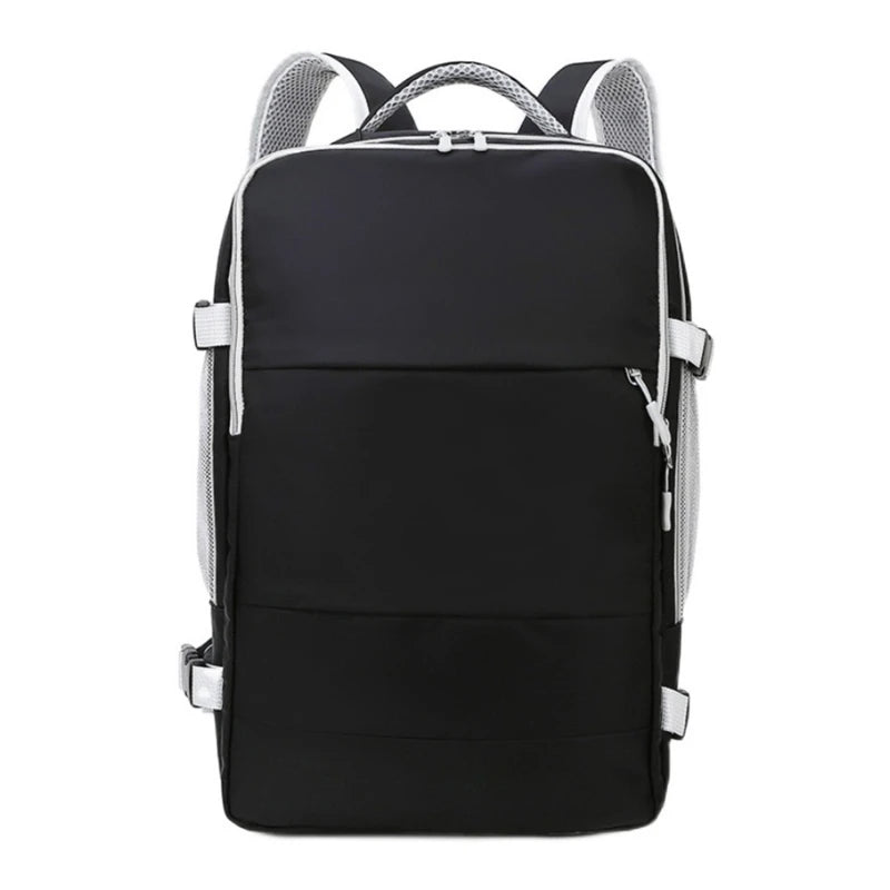 Travel Backpack Waterproof Anti-Theft Casual Bag with Luggage Strap & USB Charging
