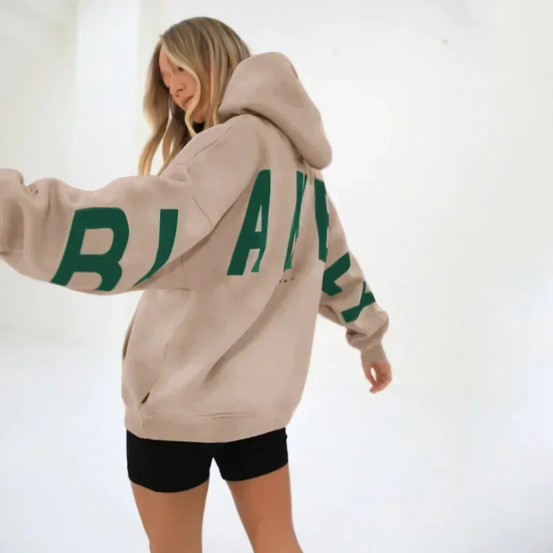 Sweater Women Super Large Hooded Sweatshirt Long Sleeved Y2K Top