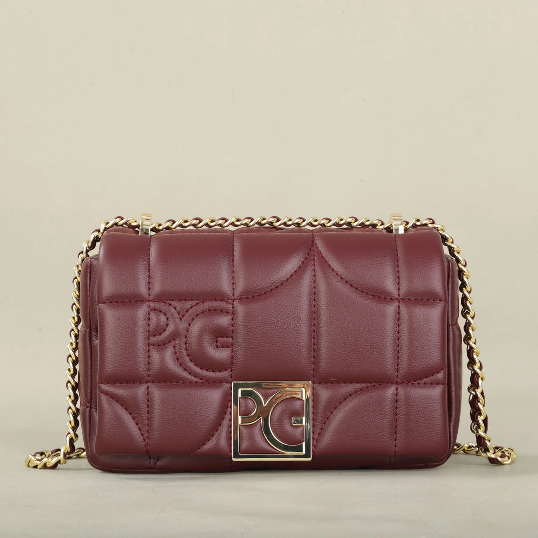 PG Fashion Classic Retro Women's PU Material Party Multi functional Crossbody Bag