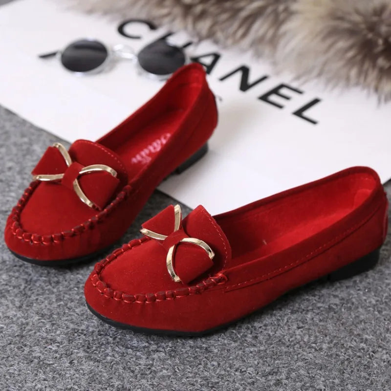 Ladies Elegant Butterfly-Knot Comfortable Shoes Women Soft Classic Office Shoes