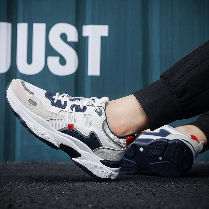 running shoes student lace up sneakers