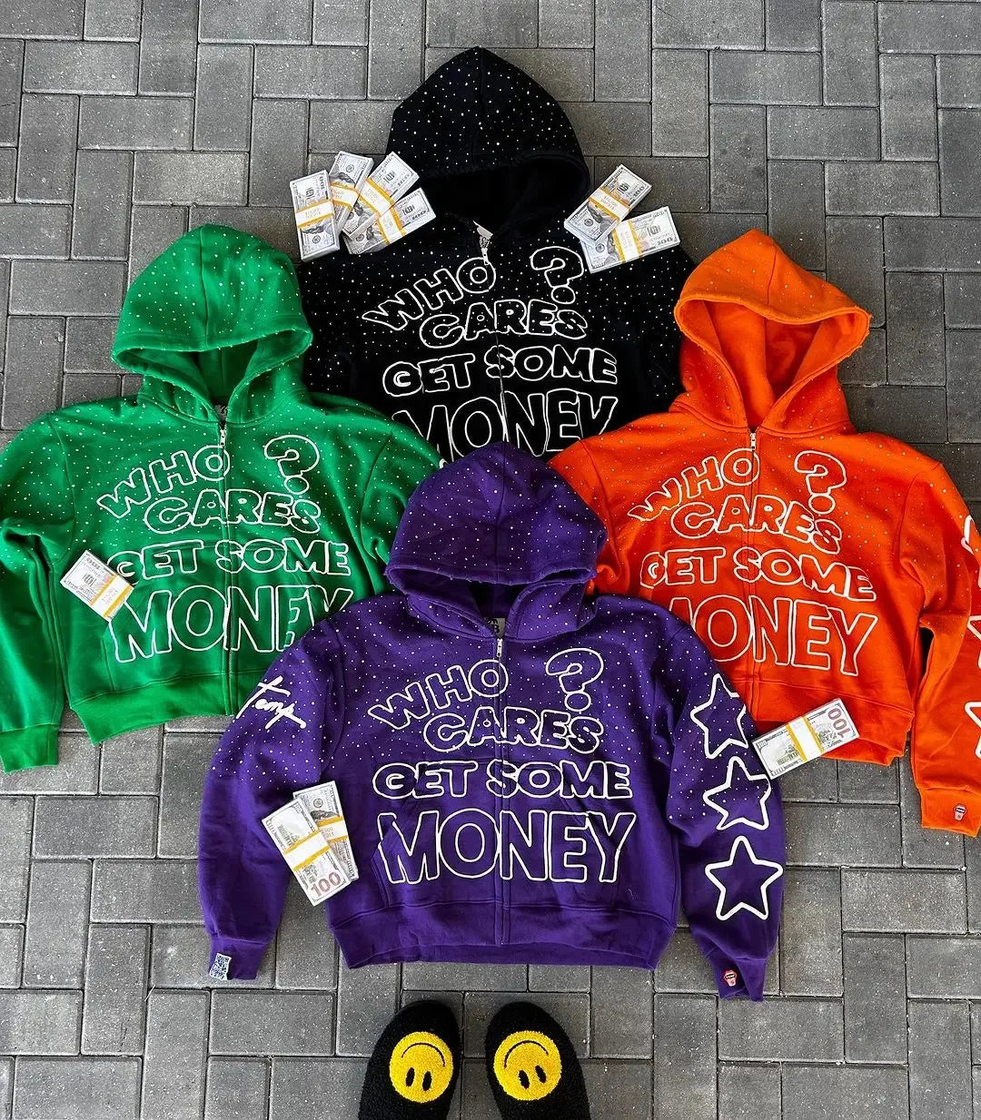 2025 American Sweater Men's and Women's Hip Hop Goth Casual Coat