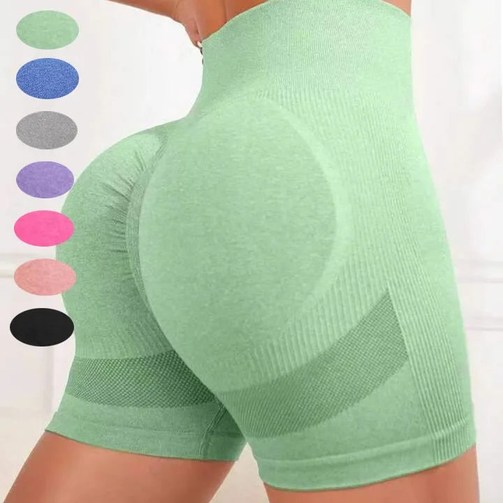 High Waist Butt Liftting Gym Trainning Yoga Fitness Three Point Shorts
