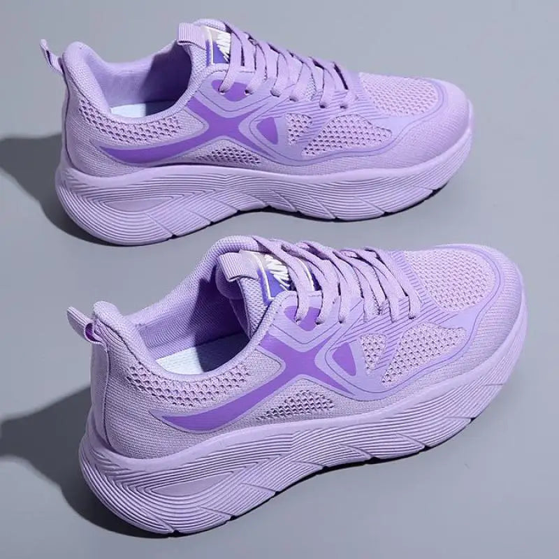 Spring Autumn Mesh Sneakers Soft-soled Ultra-light Running Shoes