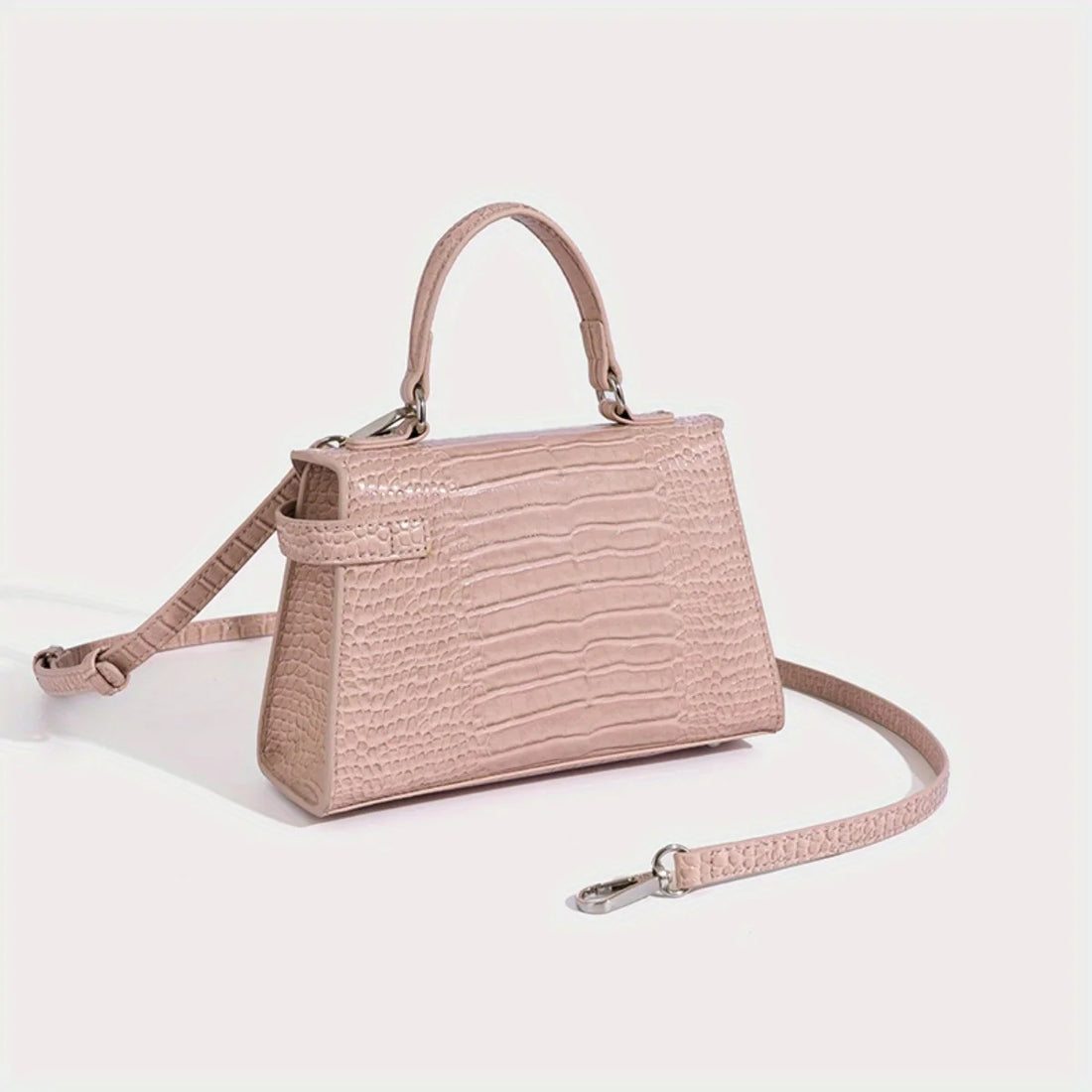 JIOMAY 2025 New Women's Fashion Crocodile Pattern PU Leather Shoulder Bag Elegant and Stylish