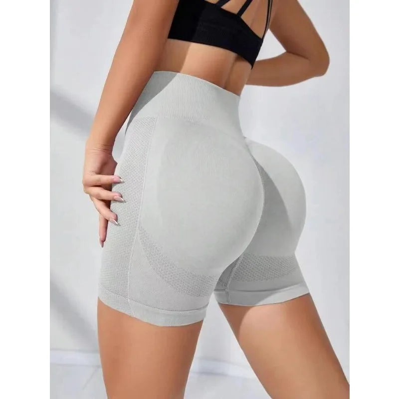High Waist Butt Liftting Gym Trainning Yoga Fitness Three Point Shorts