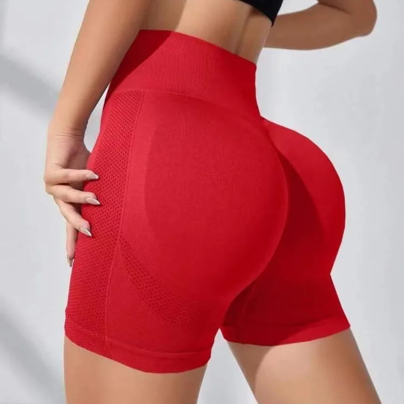 High Waist Butt Liftting Gym Trainning Yoga Fitness Three Point Shorts