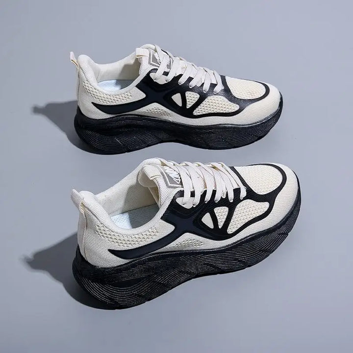 Spring Autumn Mesh Sneakers Soft-soled Ultra-light Running Shoes