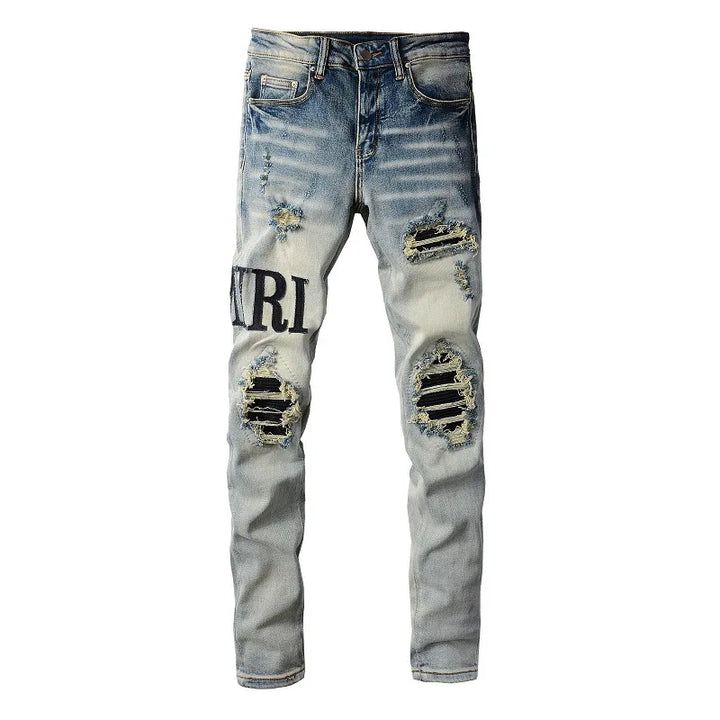 New Fashion Purple Jeans Man