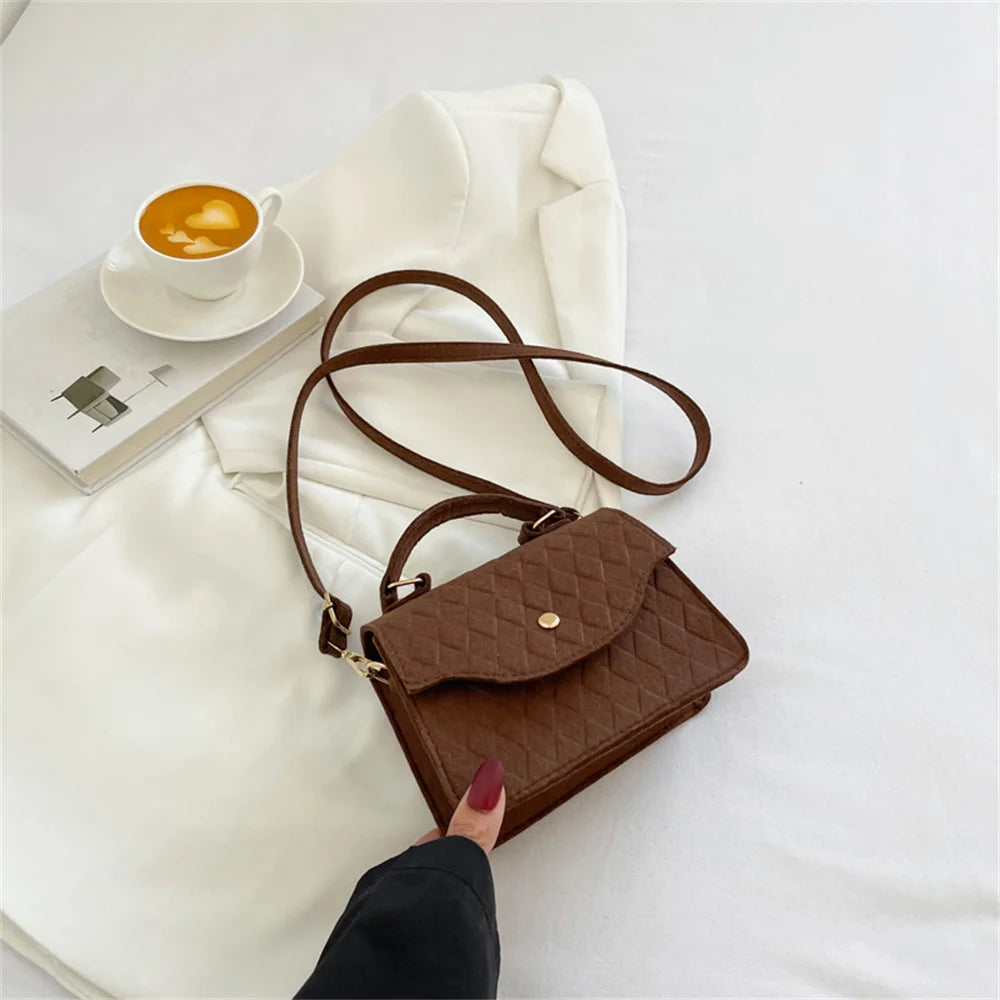 Design Ladies Underarm Bag Clutch Solid Color Female Totes Handbag