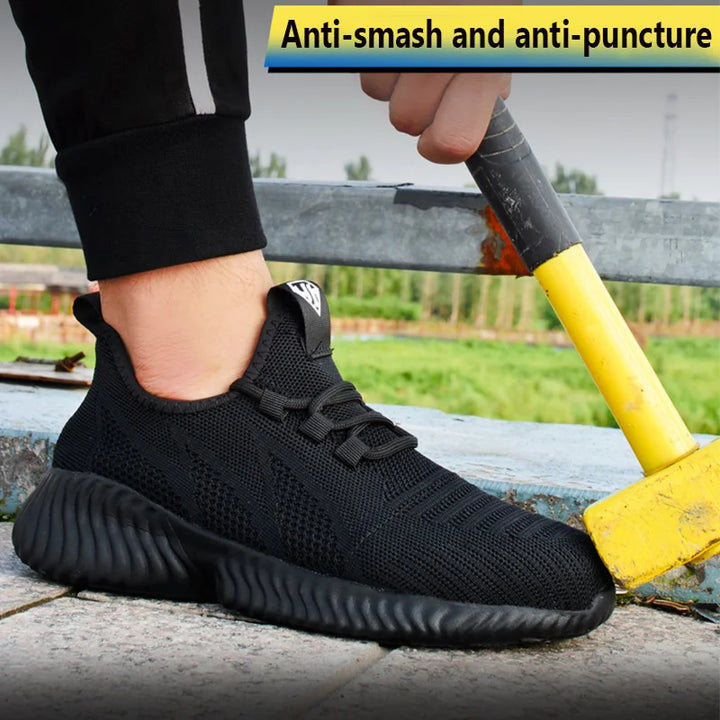 Work Boots Breathable Safety Shoes