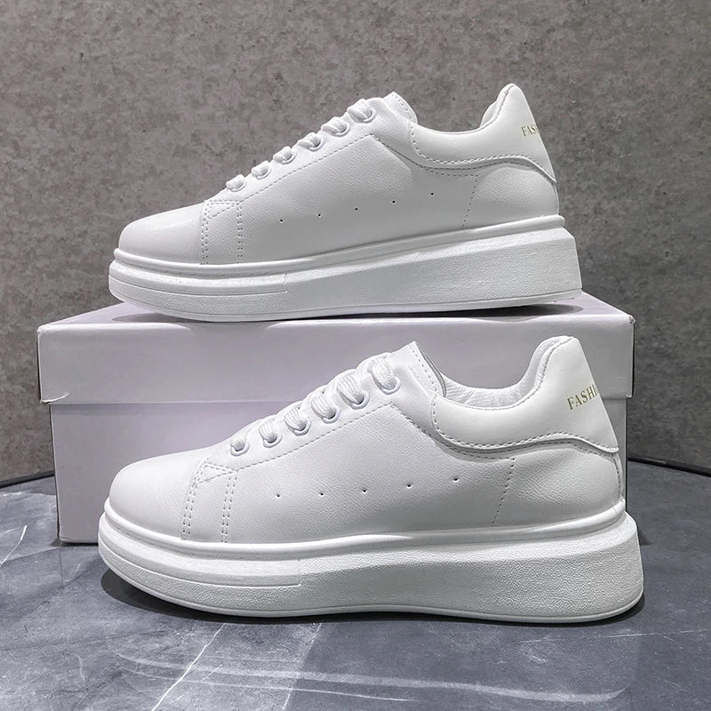 Spring and Autumn Fashion New PU Breathable Casual Women's