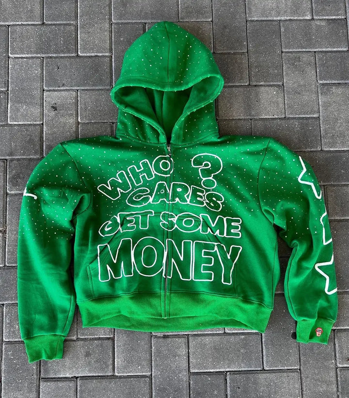 2025 American Sweater Men's and Women's Hip Hop Goth Casual Coat