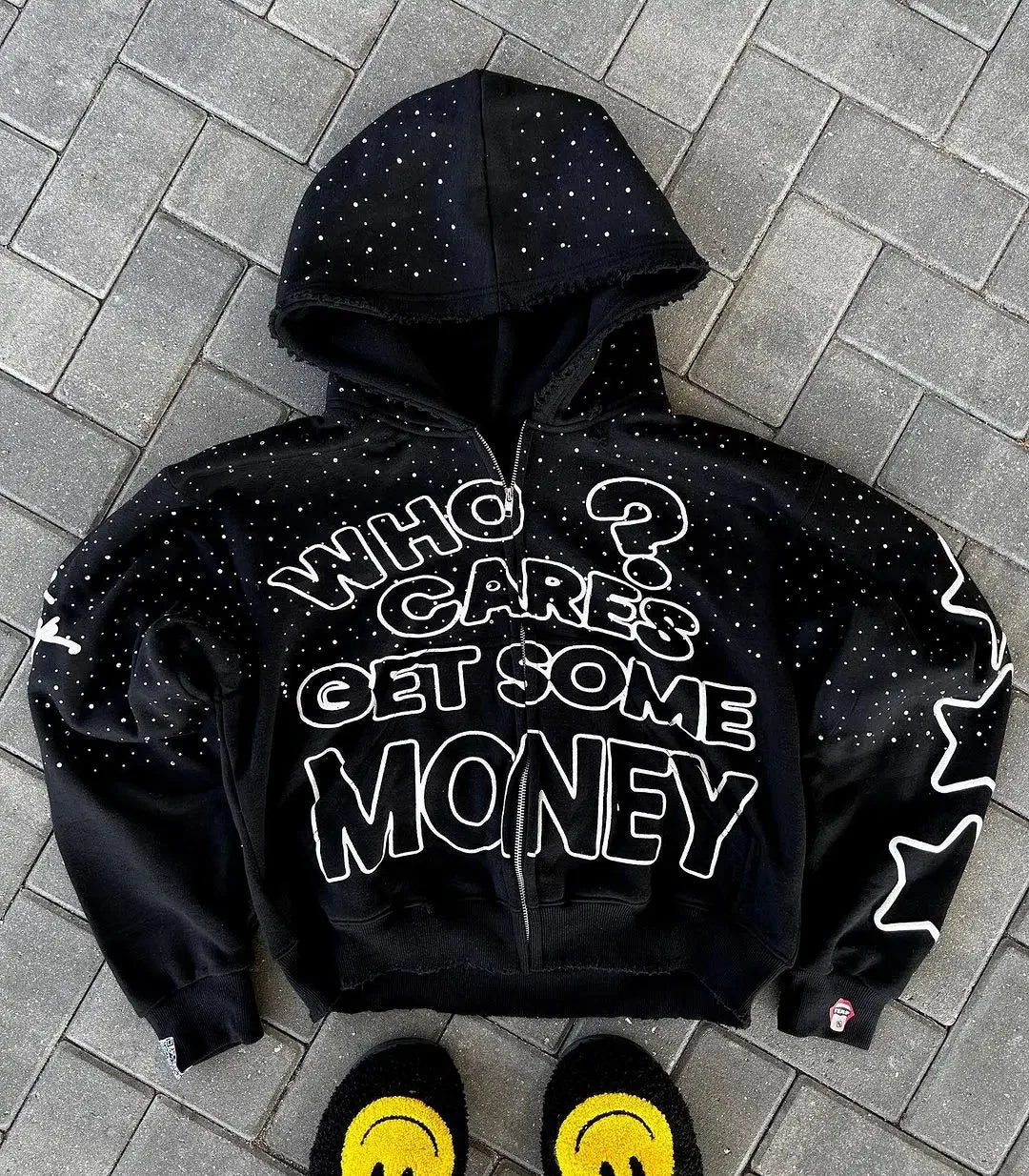 2025 American Sweater Men's and Women's Hip Hop Goth Casual Coat