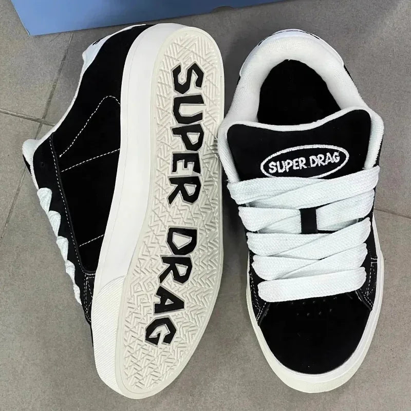 Fashion Women Casual Shoes Low Cut Lace-Up