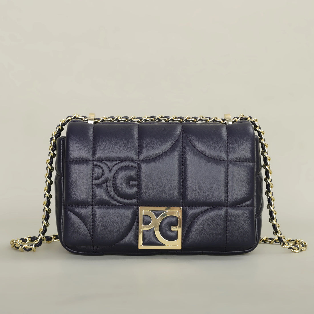 PG Fashion Classic Retro Women's PU Material Party Multi functional Crossbody Bag