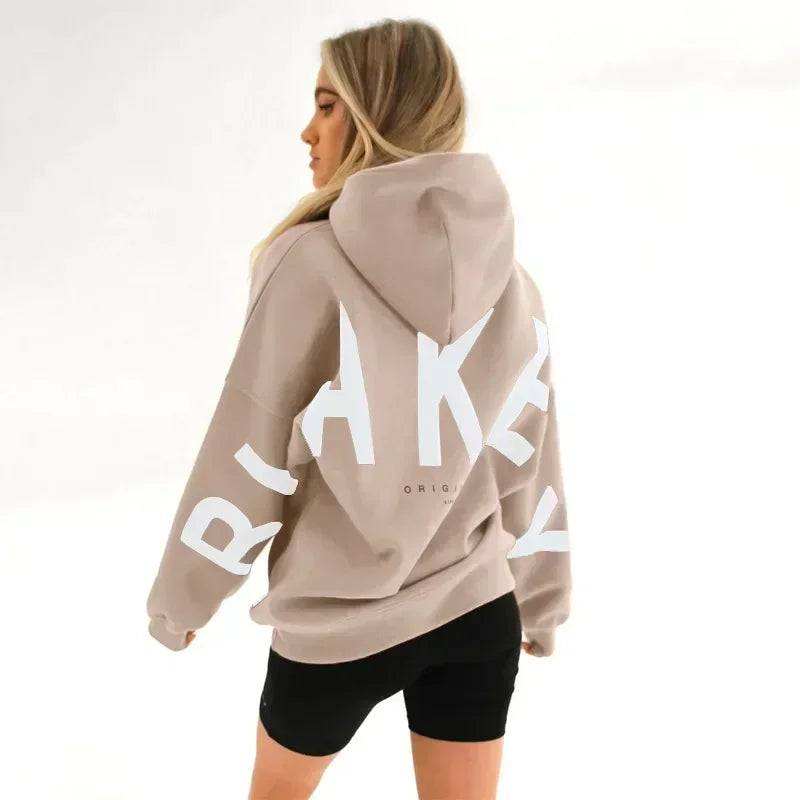 Sweater Women Super Large Hooded Sweatshirt Long Sleeved Y2K Top