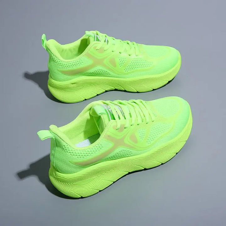 Spring Autumn Mesh Sneakers Soft-soled Ultra-light Running Shoes