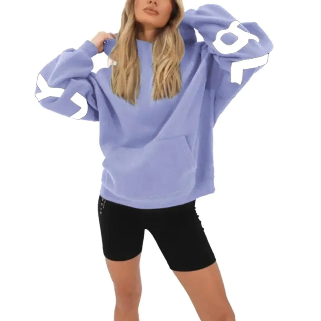 Sweater Women Super Large Hooded Sweatshirt Long Sleeved Y2K Top