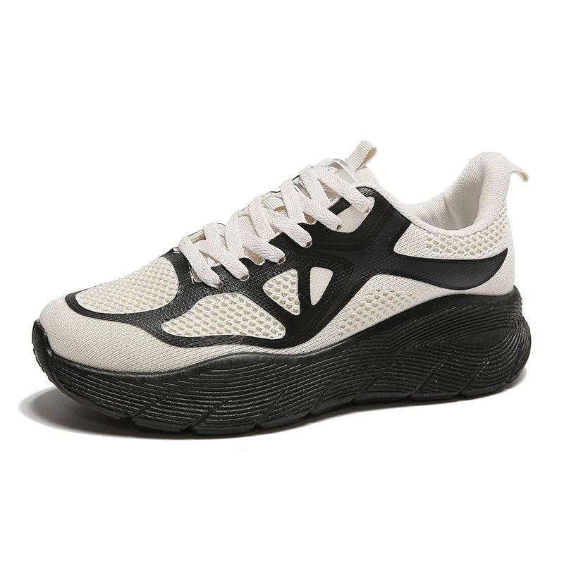 Spring Autumn Mesh Sneakers Soft-soled Ultra-light Running Shoes