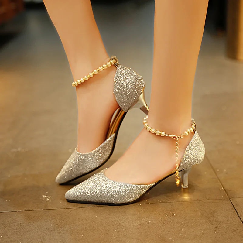 Elegant Women Pumps Designer Shoes Sexy Dress Shoes