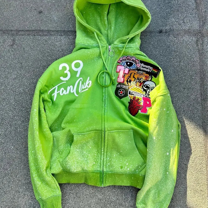 Designer Hoodis Mens And Womens Street Retro Hip Hop Loose Sweatshirt