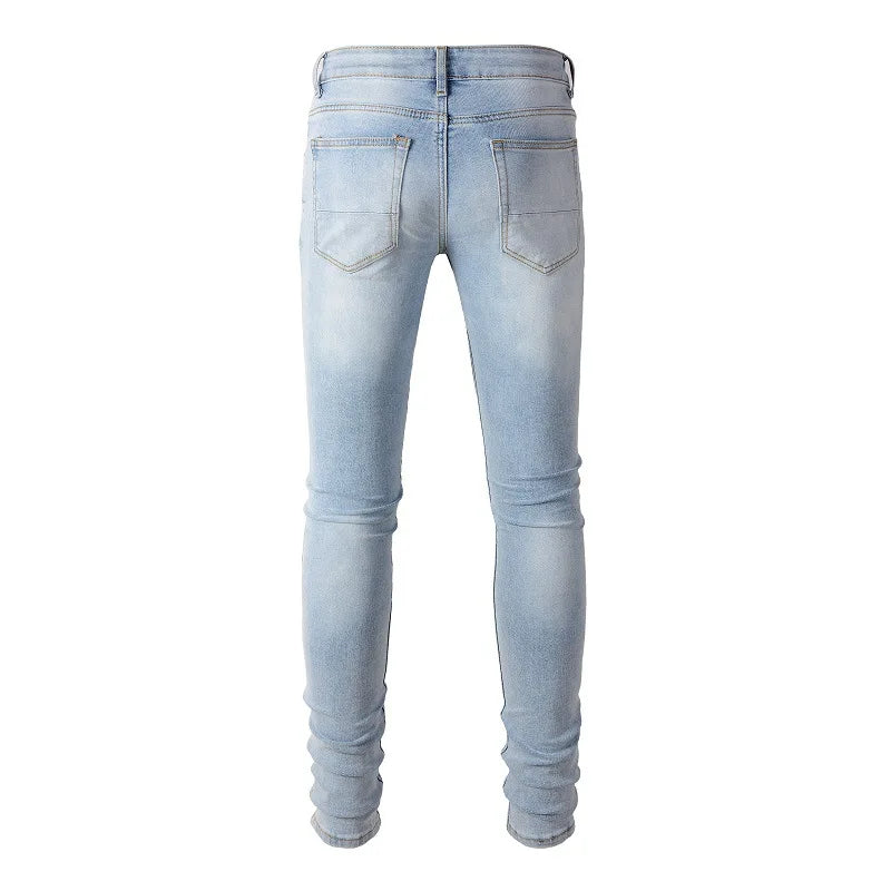 New Fashion Purple Jeans Man