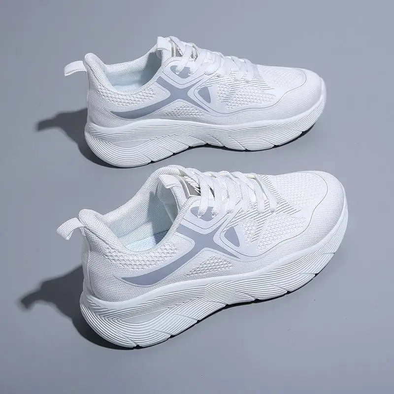 Spring Autumn Mesh Sneakers Soft-soled Ultra-light Running Shoes