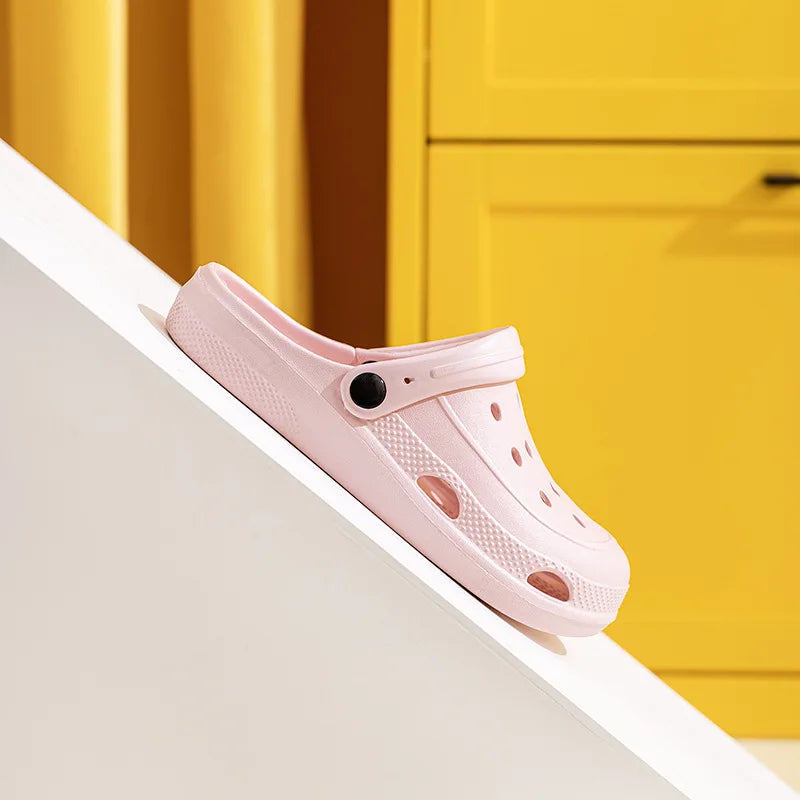 2025 New Men's and Women's Hole Shoes Summer Indoor and Outdoor Couples foam Light