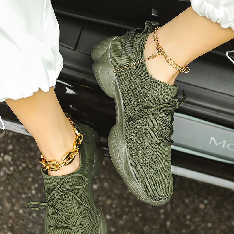 Women's Work Flat Bottomed Casual Sneakers