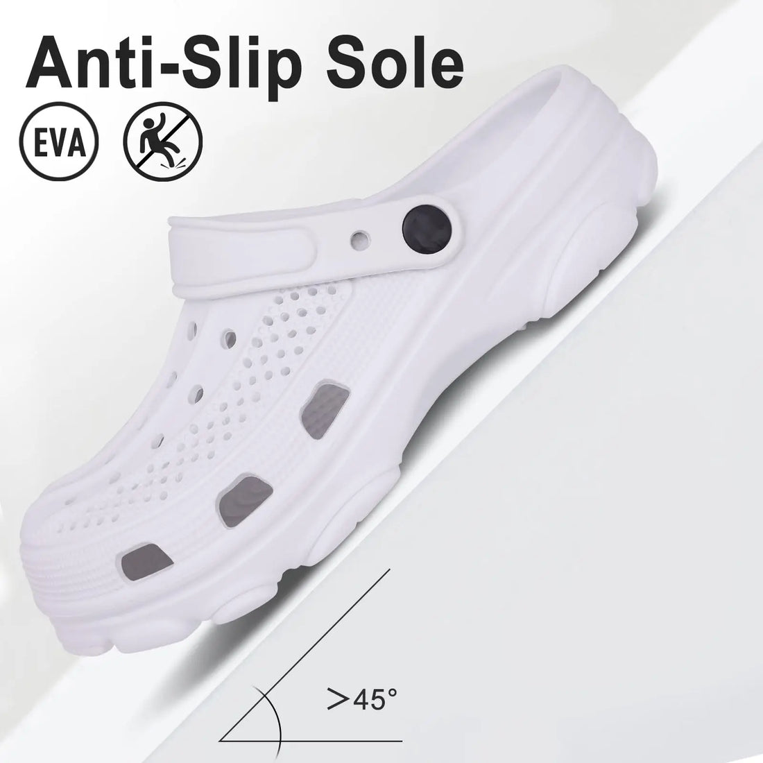 Men Clogs Slippers Outdoor Non-slip Home Holes Sandals