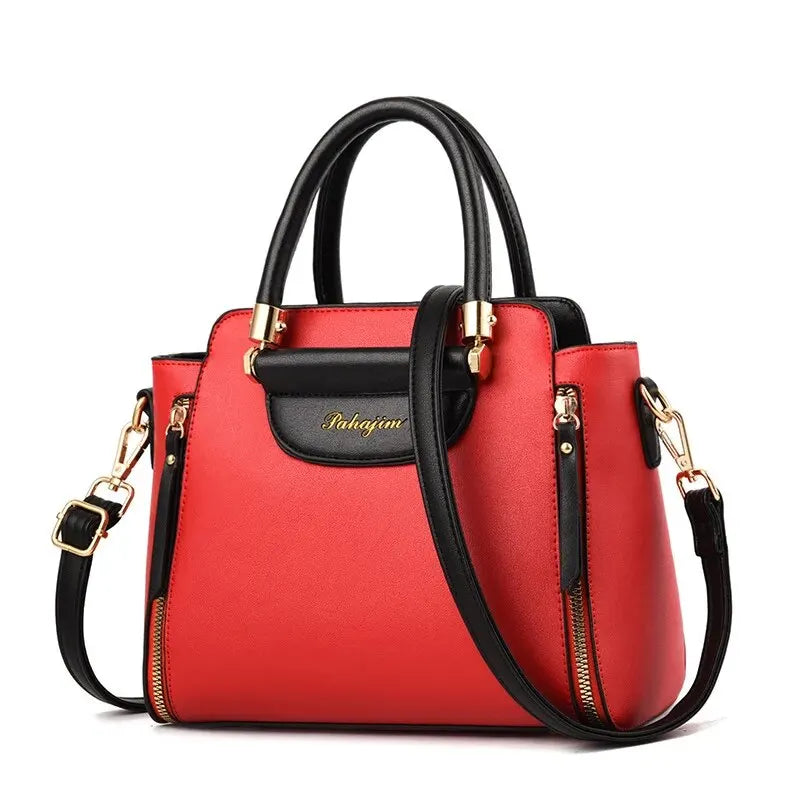 Striped Crossbody Bag, Women's Elegant Office & Work Purse