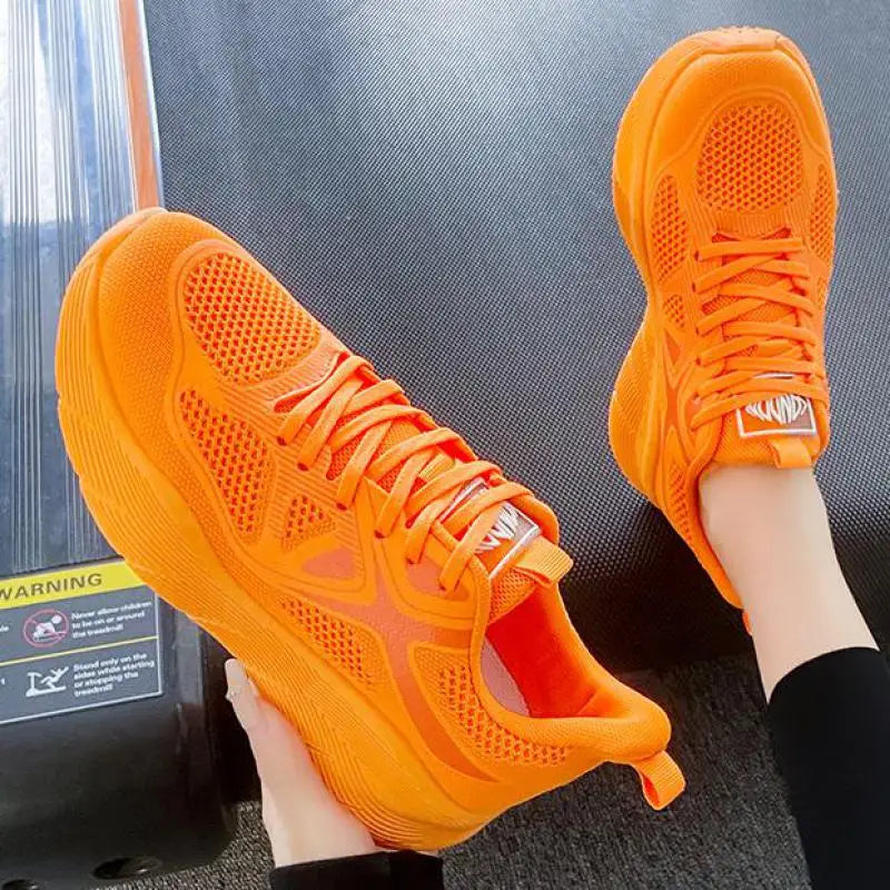Spring Autumn Mesh Sneakers Soft-soled Ultra-light Running Shoes