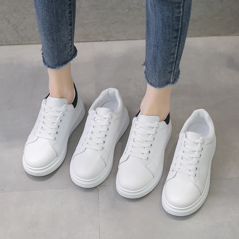 Spring and Autumn Fashion New PU Breathable Casual Women's