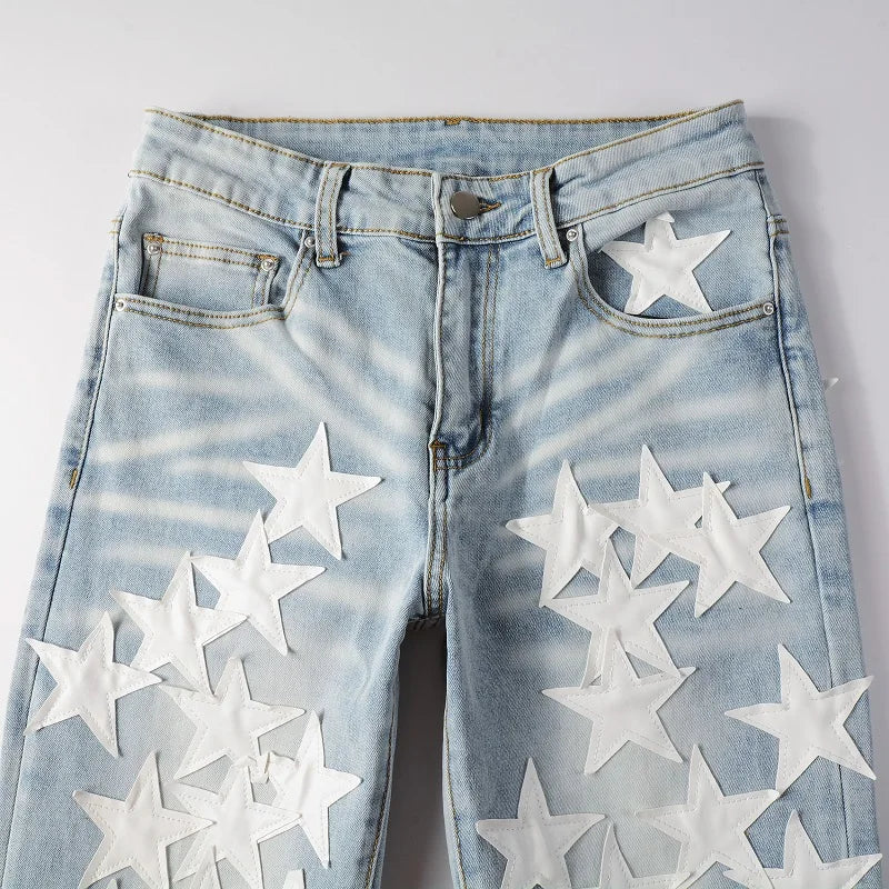 Designer Amiri Streetwear Ripped Jeans