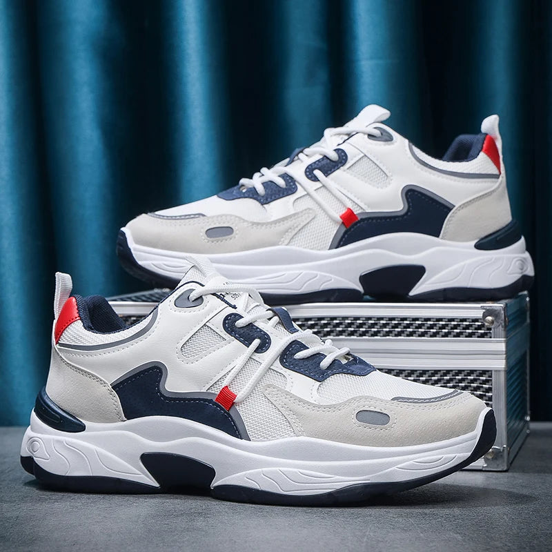 running shoes student lace up sneakers
