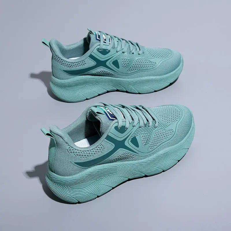 Spring Autumn Mesh Sneakers Soft-soled Ultra-light Running Shoes
