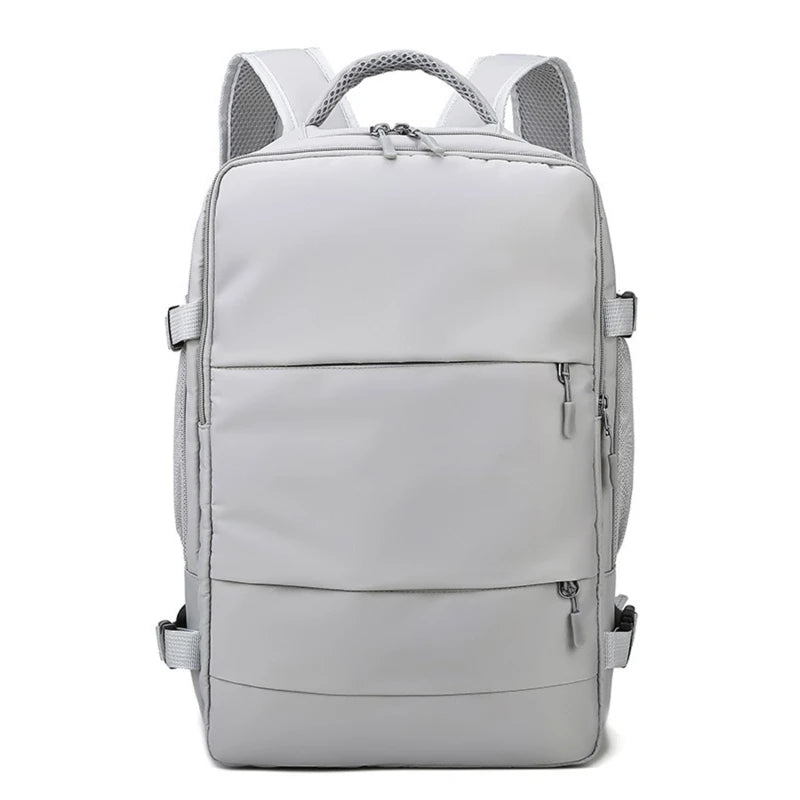 Travel Backpack Waterproof Anti-Theft Casual Bag with Luggage Strap & USB Charging
