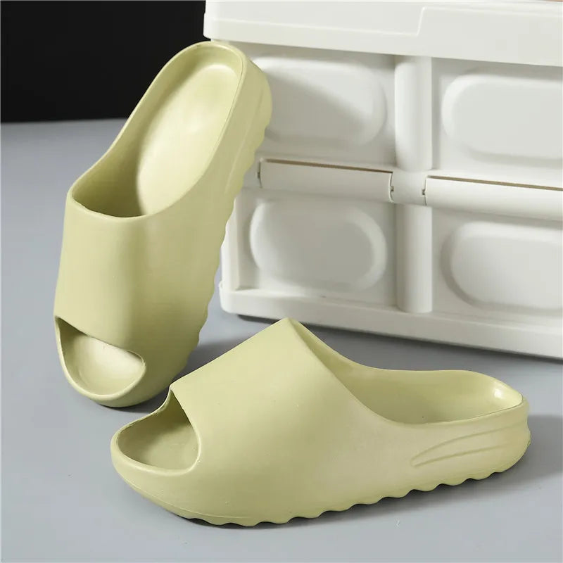 Casual Platform Slides Summer Beach Slippers EVA Hollow Sports House Shoes