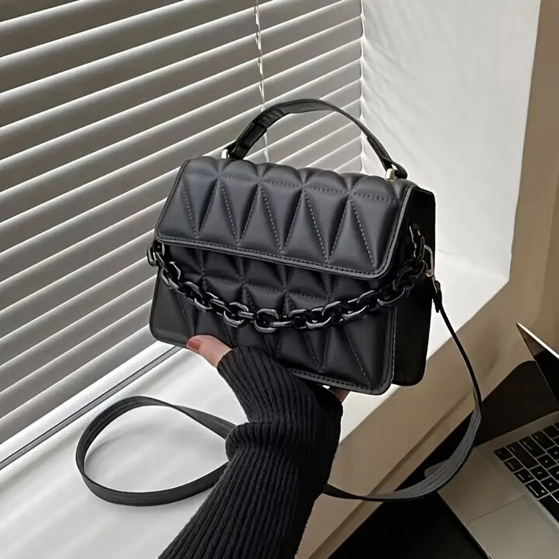 Diamond chain handbag women's fashion