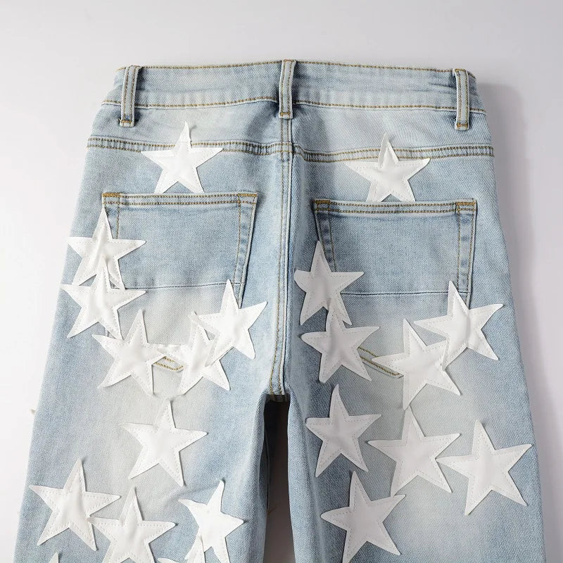 Designer Amiri Streetwear Ripped Jeans