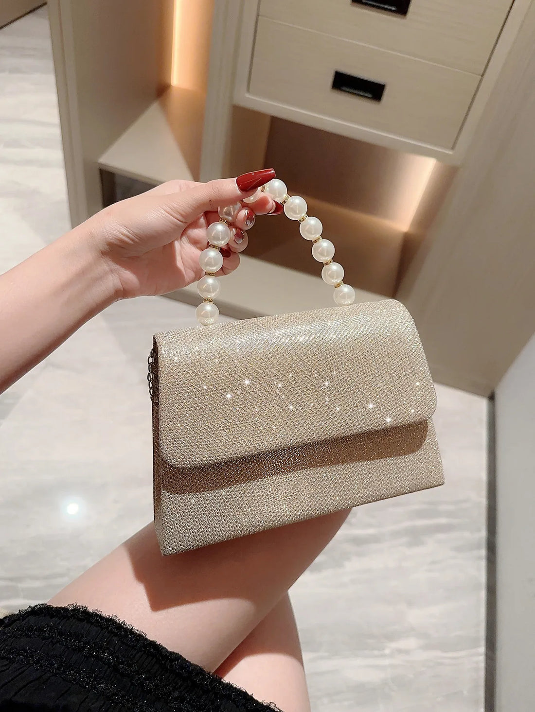 2025 New Diamond Square Dinner Handbag for Women's