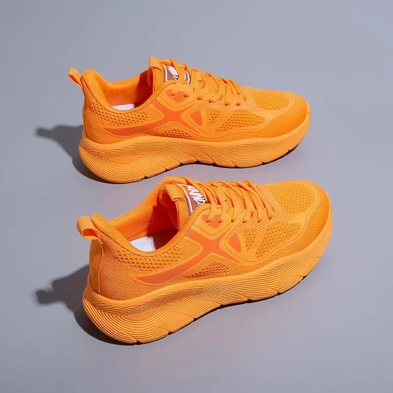 Spring Autumn Mesh Sneakers Soft-soled Ultra-light Running Shoes